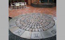 permeable entertaining area in minneapolis using historic cobble